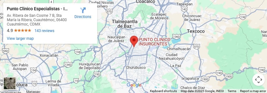 punto clinico especialistas insurgentes centro