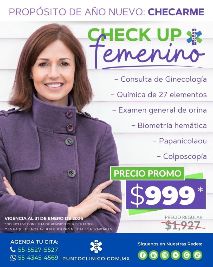 promo checkup mujer 2026